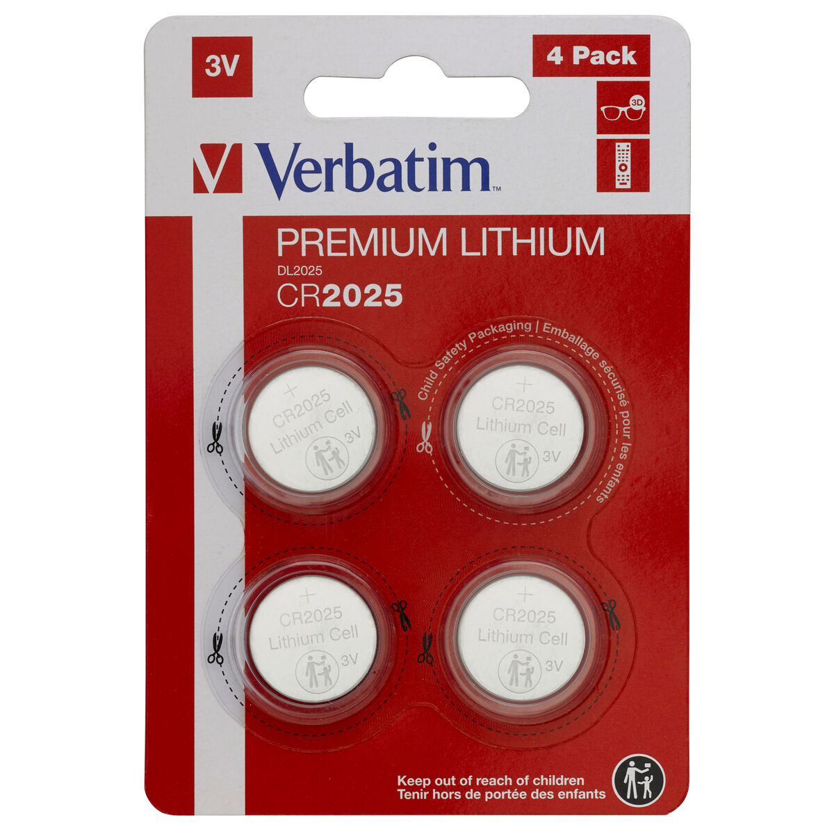 Batterie Verbatim 49532 3 V CR2025